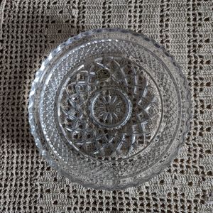 Vintage Hand Made American Crystal Corp. Made in Western Germany Dish